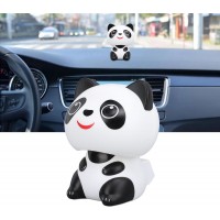 Güneş enerjili panda kafasını sallayan panda 